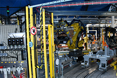 Cellule d&rsquo;encollage robotisée